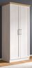 Kleiderschrank Mirano in weiß Lärche Landhaus 84 x 185 cm Bild 5