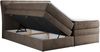 Boxspringbett, Stauraumbett, Bett mit Multipocket-Matratze und Topper - GOLD-10-KING - 180x200cm - Braun Velours - H4 Bild 4