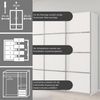 OTTO home Kleiderschrank Mehrzweckschrank Aktenschrank Möbel Mietswohnung Schlafzimmer AVOLA (3 verschiedene Ausstattungen BASIC/CLASSIC/PREMIUM (inkl. SOFT-CLOSE) mit eleganten Zierleisten in Chrom, Schwarz oder Weiß MADE IN GERMANY Bild 3