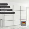 OTTO home Kleiderschrank Mehrzweckschrank Aktenschrank Möbel Mietswohnung Schlafzimmer AVOLA (3 verschiedene Ausstattungen BASIC/CLASSIC/PREMIUM (inkl. SOFT-CLOSE) mit eleganten Zierleisten in Chrom, Schwarz oder Weiß MADE IN GERMANY Bild 4