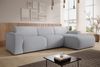 Selsey 'Bouvi' Ecksofa, Ottomane rechts, hellgrau, Bouclé Bild 3