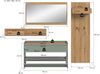 Garderobenkombination B/H/T: 192x205x32 cm in Salbei Nachbildung und Artisan Oak Nachbildung Bild 4