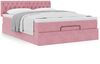 vidaXL Ottoman-Bett mit Matratze Rosa 140x200 cm Samt 3311854 Bild 4