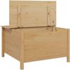 vidaXL Couchtisch mit Schubladen HILL Honigbraun 79,5 x 79,5 x 49 cm 42025040 Bild 5
