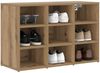 vidaXL Schuhschrank Artisan-Eiche 77,5 x 30 x 51 cm Holzwerkstoff 875207 Bild 3