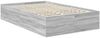 vidaXL Bettrahmen Graues Sonoma 135 x 190 cm Holzwerkstoff 3408681 Bild 5