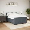 vidaXL Boxspringbett mit Matratze Dunkelgrau 140x200 cm Samt 3288643 Bild 5
