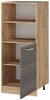 Herdumbauschrank R-Line Edelgrau 60 cm Vicco Bild 4