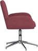vidaXL Drehstühle 2 Stk. 54 x 58 x 90 cm Weinrot Stoff 3428298 Bild 4