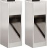 vidaXL Solar LED Wegeleuchte 2 pcs Silber Edelstahl 879713 Bild 2