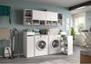 Waschmaschienenumbau Set (B/H/T: 190x195x60 cm) in weiß Nachbildung Bild 5