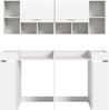 Waschmaschienenumbau Set (B/H/T: 190x195x60 cm) in weiß Nachbildung Bild 2