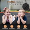 Trampolin outdoor mit Leiter Gartentrampolin rund mit Sicherheitsnetz Randabdeckung & Metallrahmen Ø305cm Orange Bild 3