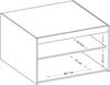 AX LIVING Schrankaufsatz Storicos 2T Eiche Sonoma 89,7x55x53 cm Modern Bild 3