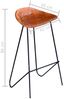 Barhocker 6 Stk. Braun Echtleder [276366] Bild 5