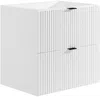 Vente-unique - ZEVINI Bathroom furniture set Holz, Platte Weiß - B 47 cm x H 60 cm x L 60 cm Bild 5