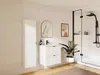 Vente-unique - ZEVINI Bathroom furniture set Holz, Platte Weiß - B 47 cm x H 60 cm x L 60 cm Bild 2