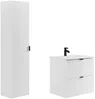 Vente-unique - ZEVINI Bathroom furniture set Holz, Platte Weiß - B 47 cm x H 60 cm x L 60 cm Bild 3