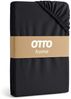 OTTO home Spannbettlaken PHYSALIS in BASIC und PREMIUM Qualität, 100% Baumwolle, Jersey (160 g/m), Gummizug: rundum, (2 Stück), für Matratzen bis 18 cm Höhe, Bettlaken, Spannbetttuch, pflegeleicht Bild 3