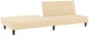 vidaXL Schlafsofa 2-Sitzer Creme Samt 375772 Bild 4