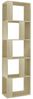 vidaXL Bücherregal/Raumteiler Sonoma-Eiche 45x24x159 cm Holzwerkstoff 800111 Bild 2
