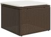 vidaXL 8-tlg. Garten-Sofagarnitur mit Kissen Braun Poly Rattan 3220512 Bild 5