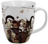 DUO ANIMALS Becher 650 ml CATS FAMILY New Bone China Porzellan Bild 2