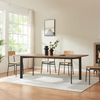 Tischgestell Verg Stahl 120x70x72 cm Schwarz [en. casa] Bild 4