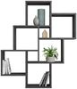 FMD Möbel 'LAURIO 2' Wandregal, melaminharzbeschichtete Spanplatte, Matera, 81,2 x 94,3 x 15,7 cm Bild 2