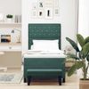vidaXL Boxspringbett mit Kissen Dunkelgrün 200 x 100 cm Samt 3344429 Bild 3
