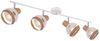 LED Deckenleuchte, Metall, Glas, Klar, Schwenkbar, 4-flammig, L 80 cm Bild 3