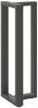 vidaXL Bartischbeine T-Form 2 Stk. Anthrazit 40x35x(110-111) cm Stahl 4013098 Bild 4