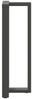 vidaXL Bartischbeine T-Form 2 Stk. Anthrazit 40x35x(110-111) cm Stahl 4013098 Bild 5