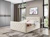Boxspringbett Schlafzimmerbett EIVOR 180x200cm Creme inkl. Bettkasten Bild 2