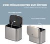 Abfalleimer, Küchen- Badmülleimer 3 Liter Fassungsvermögen, Edelstahloptik Bild 5