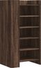 vidaXL Schuhschrank Braun Eichen-Optik 52x37,5x100 cm Holzwerkstoff 848450 Bild 2