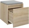 vidaXL Schubladenbox Sonoma-Eiche 40,5x40x40 cm Holzwerkstoff 808777 Bild 5