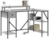 vidaXL Schreibtisch Graues Sonoma 120 x 79 x 86,5 cm Holzwerkstoff 859403 Bild 3