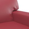vidaXL 2-tlg. Sofagarnitur Weinrot Kunstleder 3201917 Bild 5