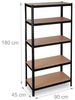 Relaxdays Schwerlastregal 1325 kg schwarz Bild 4