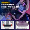 GTPLAYER Gaming-Stuhl Ergonomischer Gaming Sessel Schreibtischstuhl aus Stoff/Kunstleder (Pacekung), Federsitzkissen mit Fußstütze Bild 4