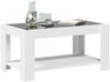 LED-Couchtisch, Sofatisch Weiß 93x53x45 cm Holzwerkstoff Bild 5