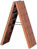 Weinregal Flaschenregal 100 cm für 36 Flaschen Massiv-Holz Sheesham Bild 4