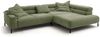 KAWOLA Sofa DELIA Ecksofa XL Cord olivgrün Recamiere rechts 74 x 219 x 312 cm Bild 3