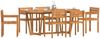 vidaXL 7-teiliges Garten-Ess-Set aus Massivholz Akazie 3334772 Bild 4
