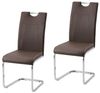HTI-Line Freischwinger Schwingstuhl KellyC PU 2er (Set, 2 St), Freischwinger Esszimmerstuhl Kunstleder Bild 2