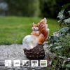 LED-Solar-Figur "Squirrel", braunes Eichhörnchen Bild 2