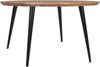 Runder Esszimmertisch Akazie naturfarben Schweizer Kante 120 cm vierfuß-Gestell KIMBERLY 137874690 Bild 3