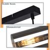 Nettlife Pendelleuchte Schwarz Esstisch E27 1/3/4 Flammig Glasschirm Hängeleuchte, LED wechselbar, Esstisch Wohnzimmer Schlafzimmer Bild 3