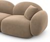 Ecksofa Mirello L Form aus Samtstoff - Samtstoff - braun Bild 5